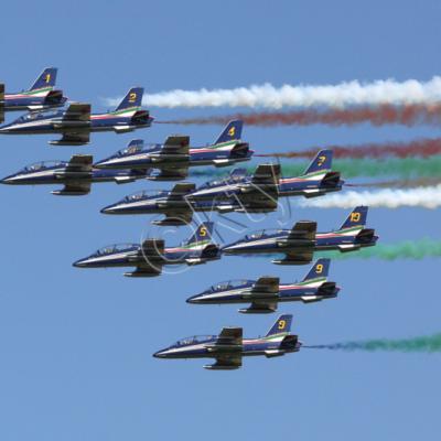 L'italie rend hommage a la patrouille de France