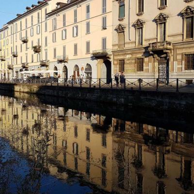 De retour dans le quartier de Navigli