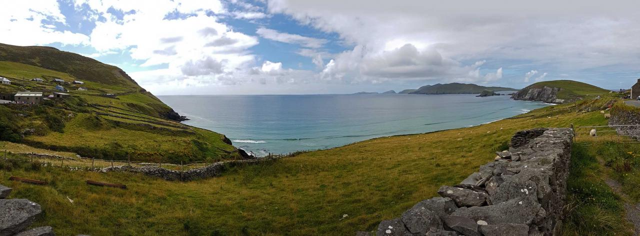 les îles Blaskets face à la péninsule de Dingle