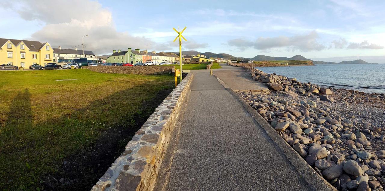 sympa de randonner aux abords du littoral de la ville