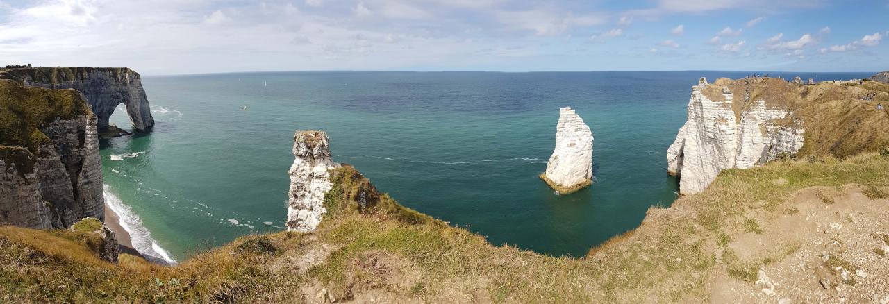 la balade sur les falaises reste quand même un danger, vigilance !