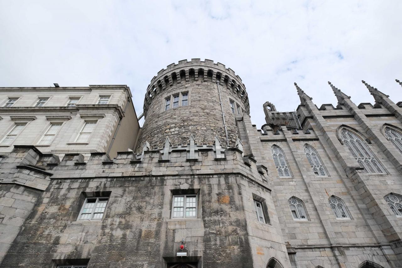 aujourd’hui le chateau est un important complexe gouvernemental irlandais