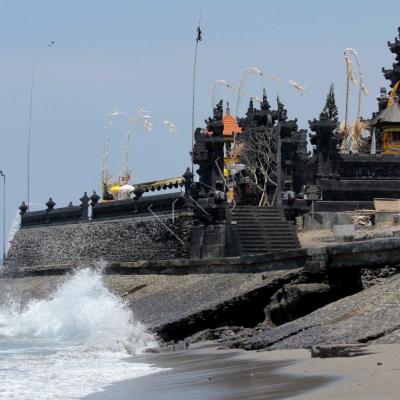 Le Pura (temple) Batu Mejan sur la plage de Batu Bolong (Canggu)