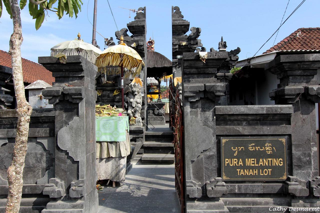 Au sud ouest de Bali, le Tanah Lot