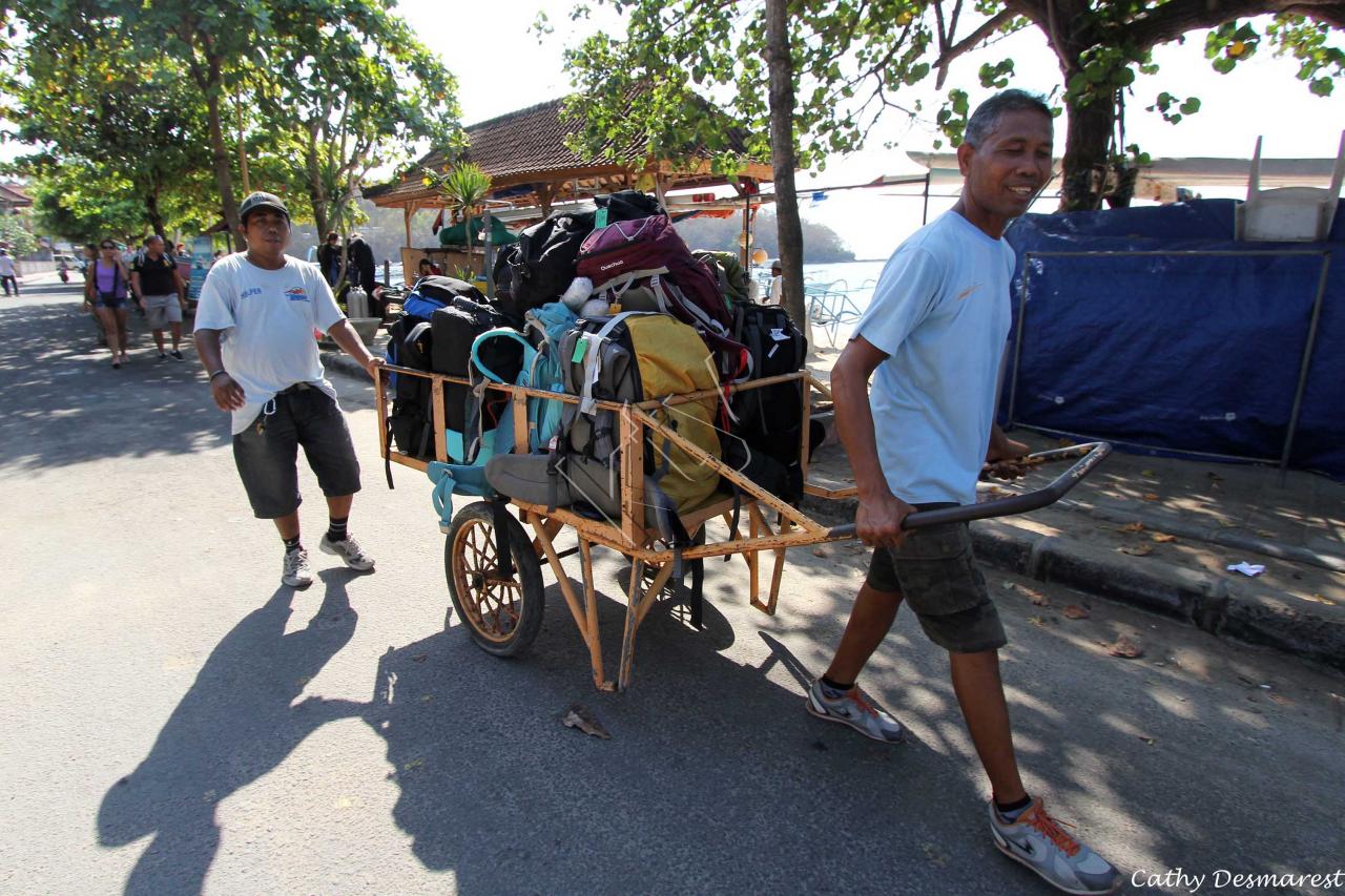 Départ de Padangbai (est de Bali) pour Gili Air