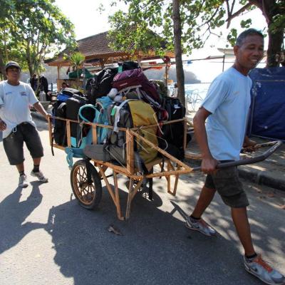 Départ de Padangbai (est de Bali) pour Gili Air