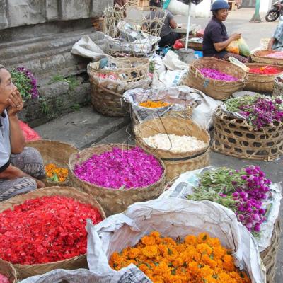 Les couleurs du marché, ici Ubud, mais tout Bali est colorée