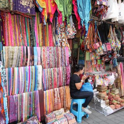 Les couleurs du marché, ici Ubud, mais tout Bali est colorée