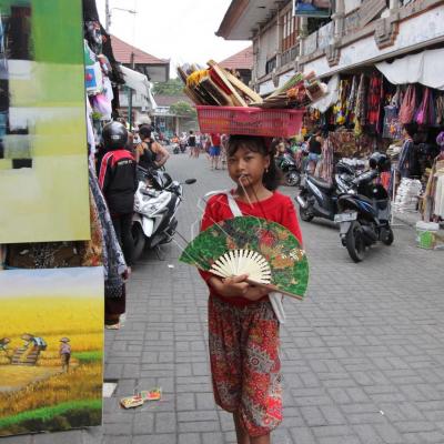 Un petit tour au marché de Ubud avant notre départ