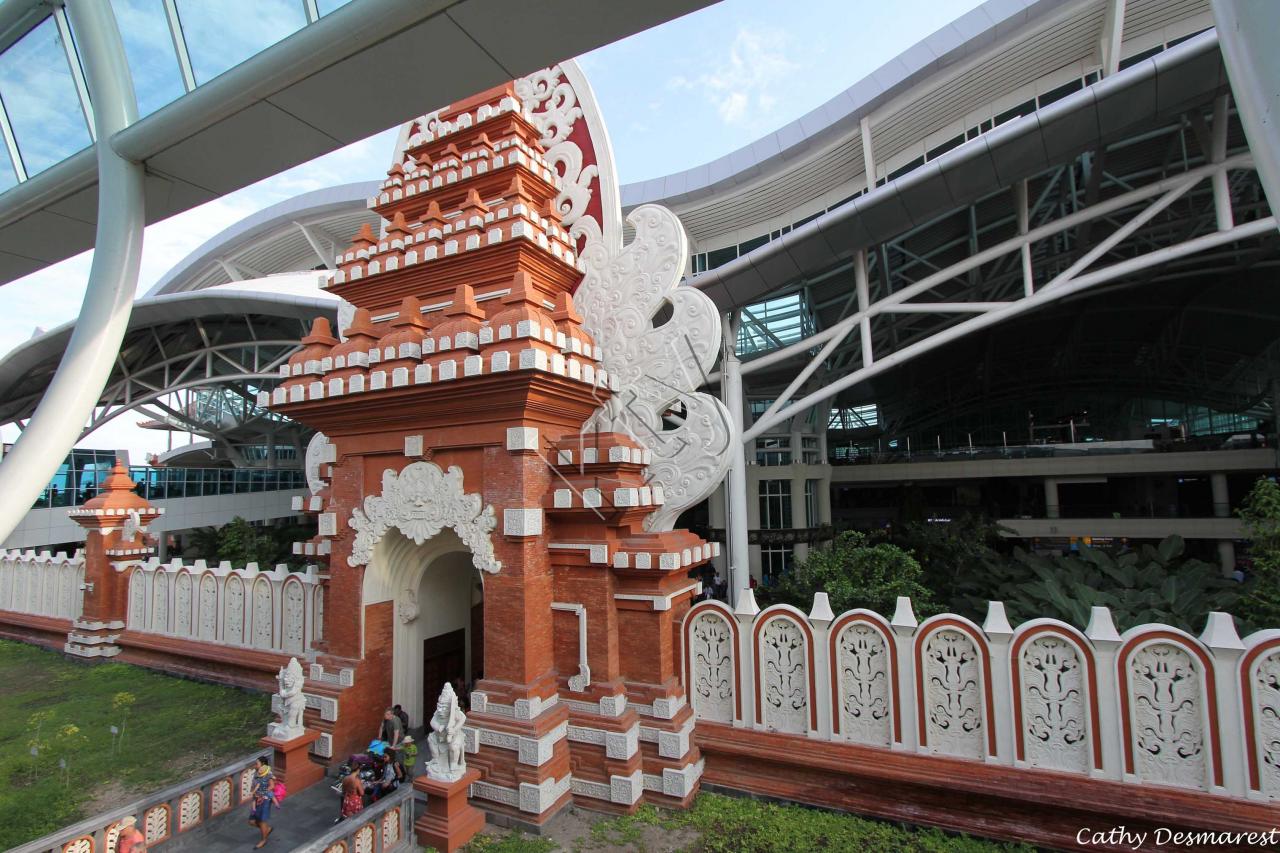 Bali airport ... côté départ ! snif !!