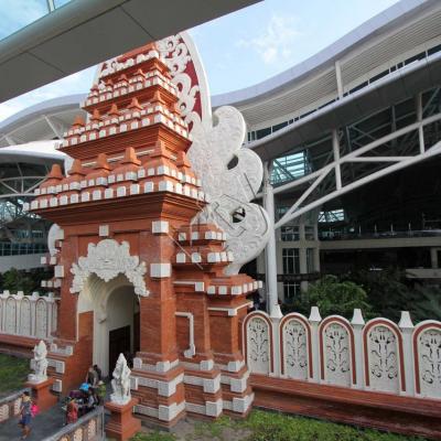 Bali airport ... côté départ ! snif !!