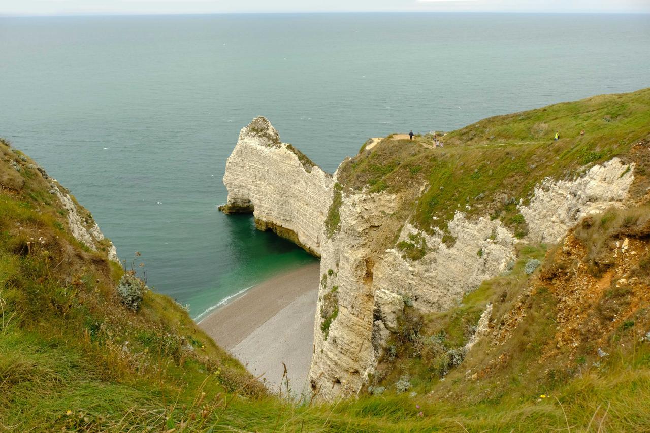 vue sur la falaise d'Amont 