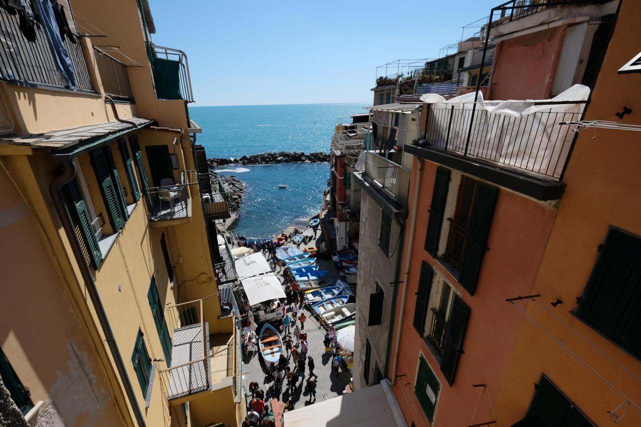 C'est Riomaggiore qui a les maisons les plus colorées