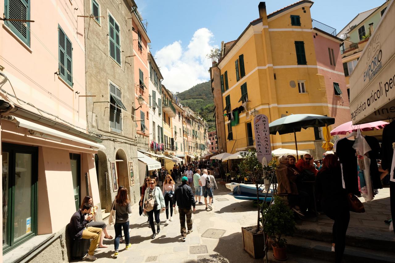 la rue principale de Vernazza