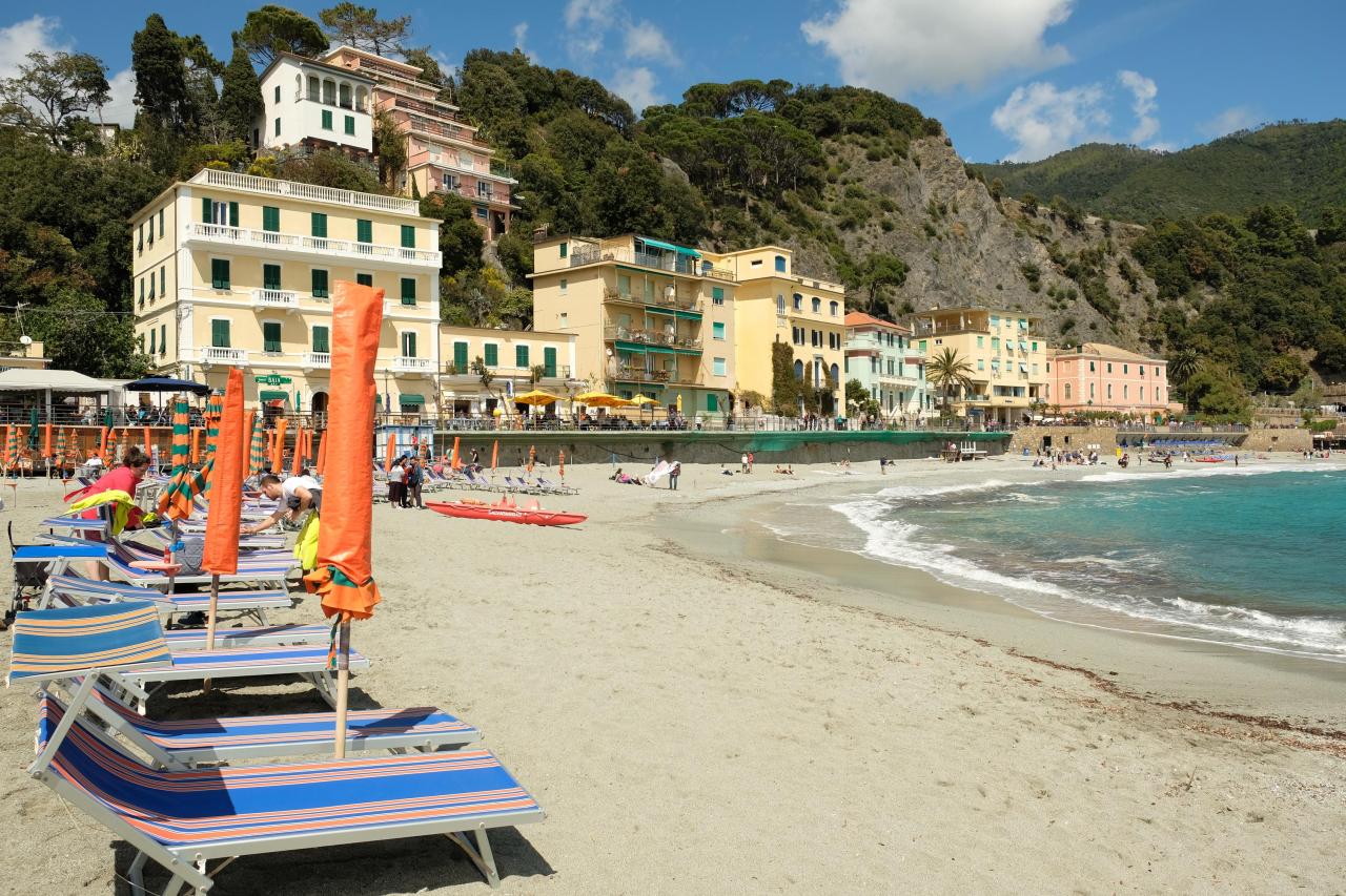 Monterrosso, le seul village à avoir une grande plage de sable fin