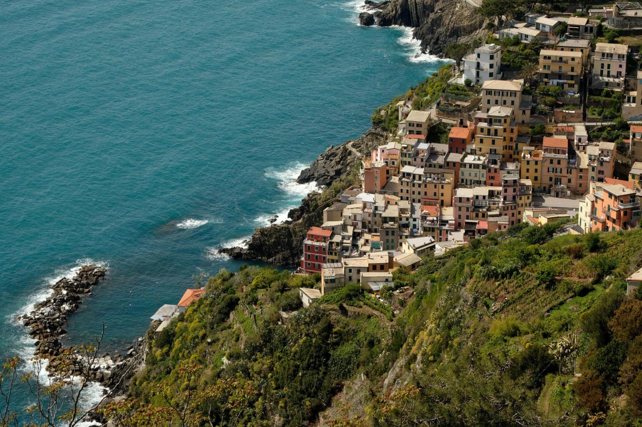 Riomaggiore vue de haut, quelle belle vue !