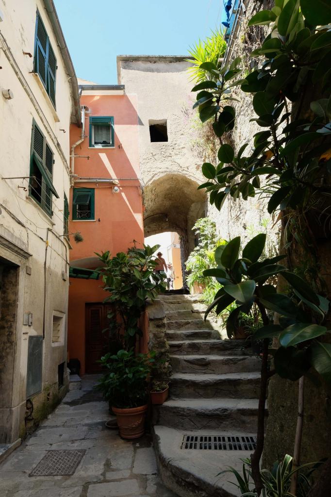 traversée de Vernazza pour reprendre le sentier direction Monterrosso