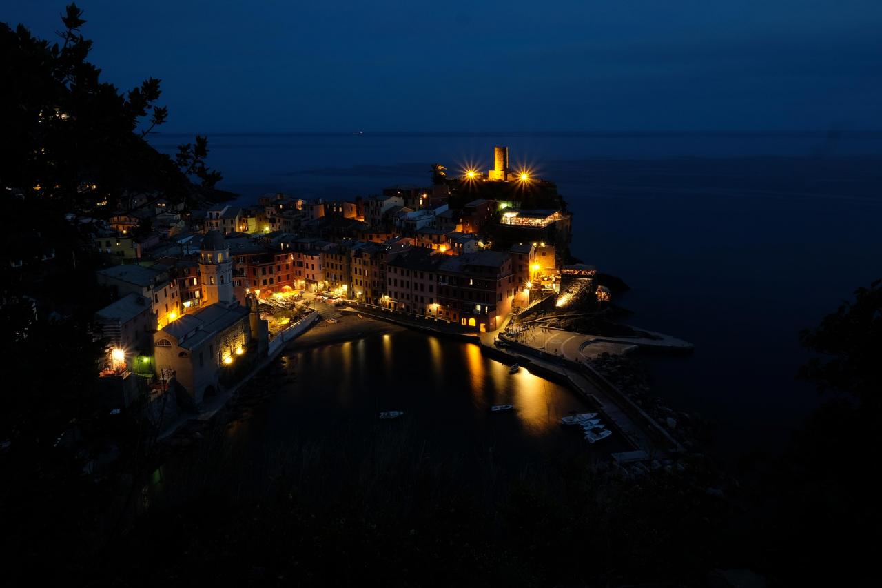 Retour à Vernazza pour ma photo de nuit ...