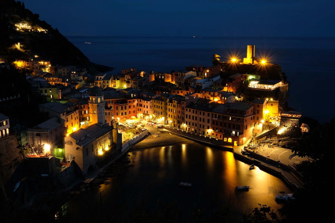 Retour à Vernazza pour ma photo de nuit ...