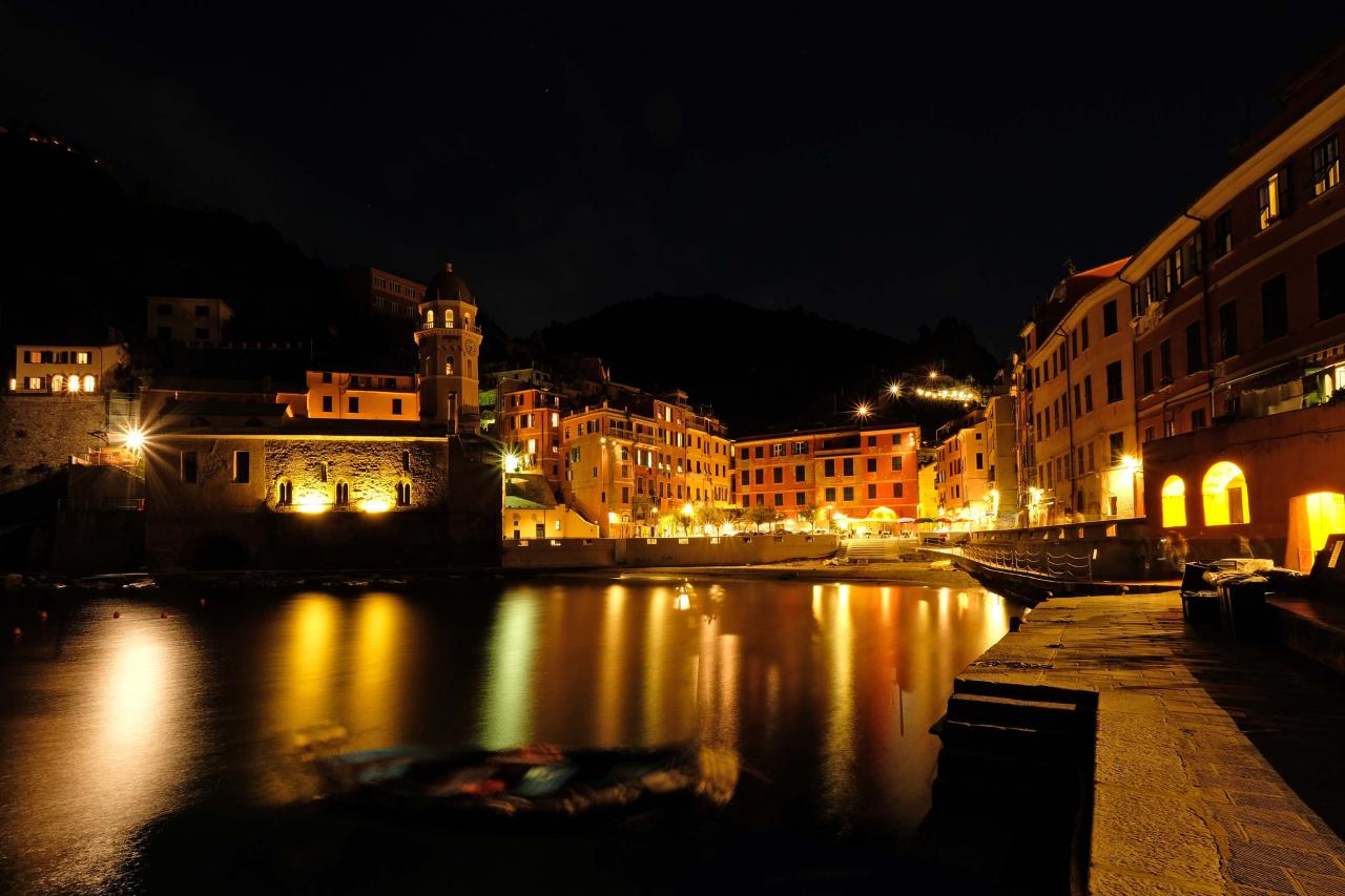 Retour à Vernazza pour ma photo de nuit ...