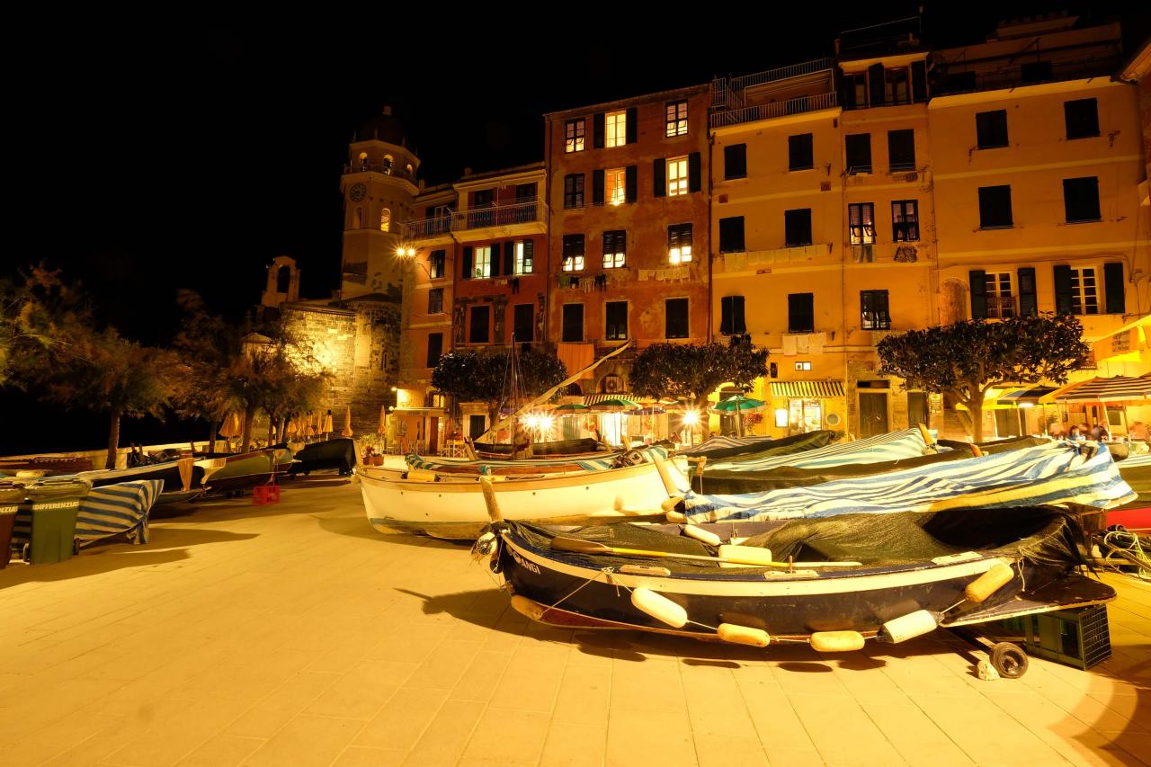 Retour à Vernazza pour ma photo de nuit ...