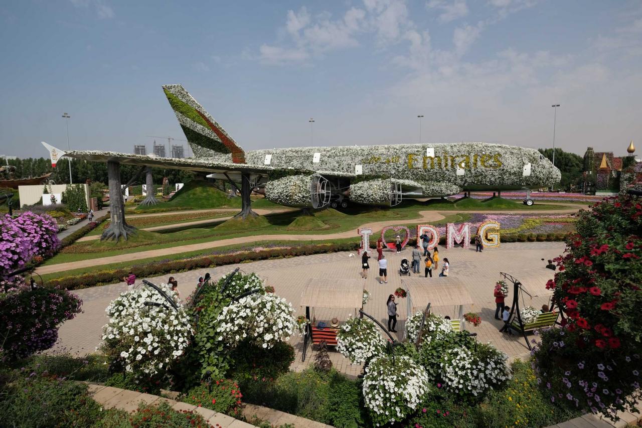 Miracle garden, le plus grand jardin du monde dans le désert