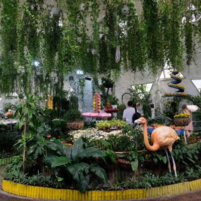 jardin de papillons sous 9 dômes où les papillons volent librement