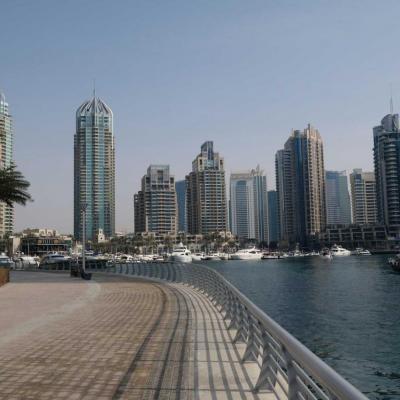 La marina de Dubaï est un lieu particulièrement plaisant