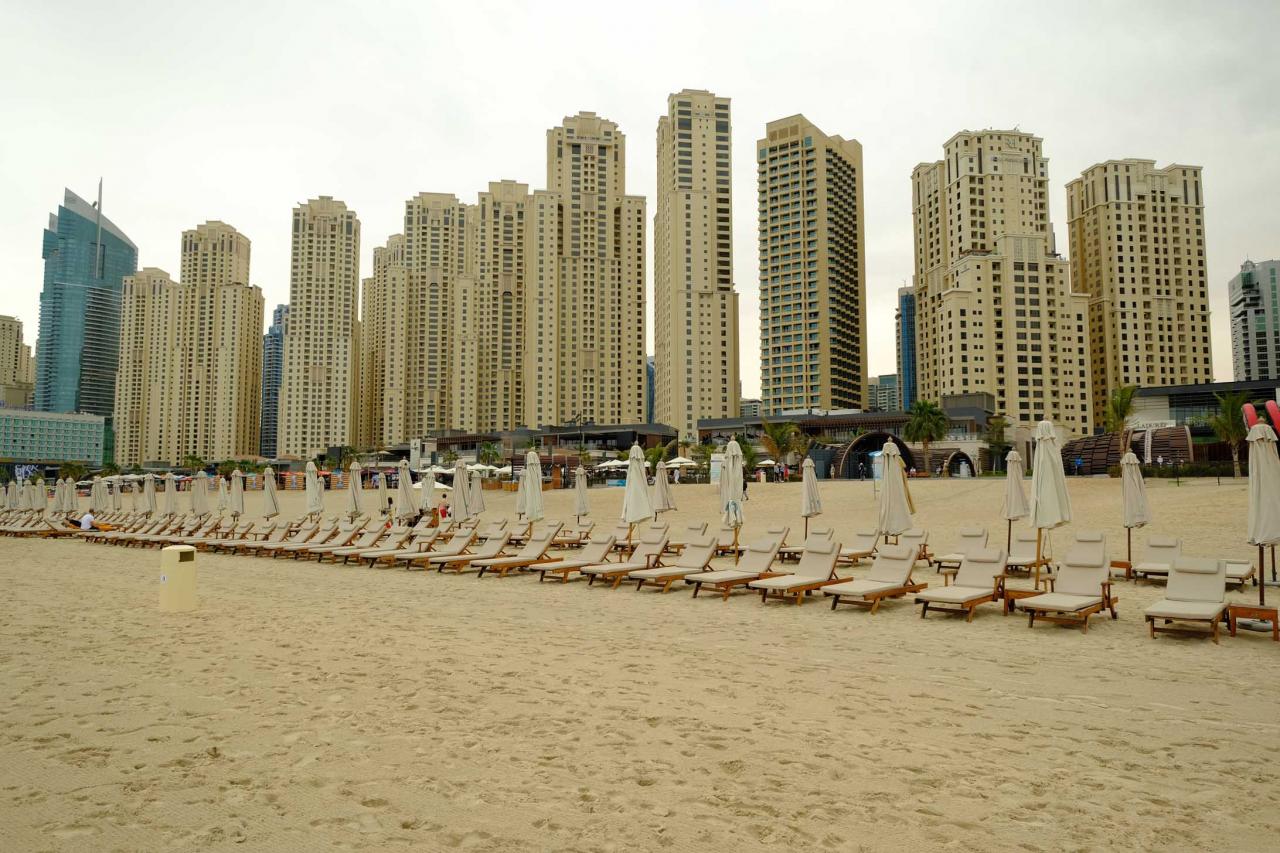 une des plages les plus sympas et les plus familiales de Dubaï