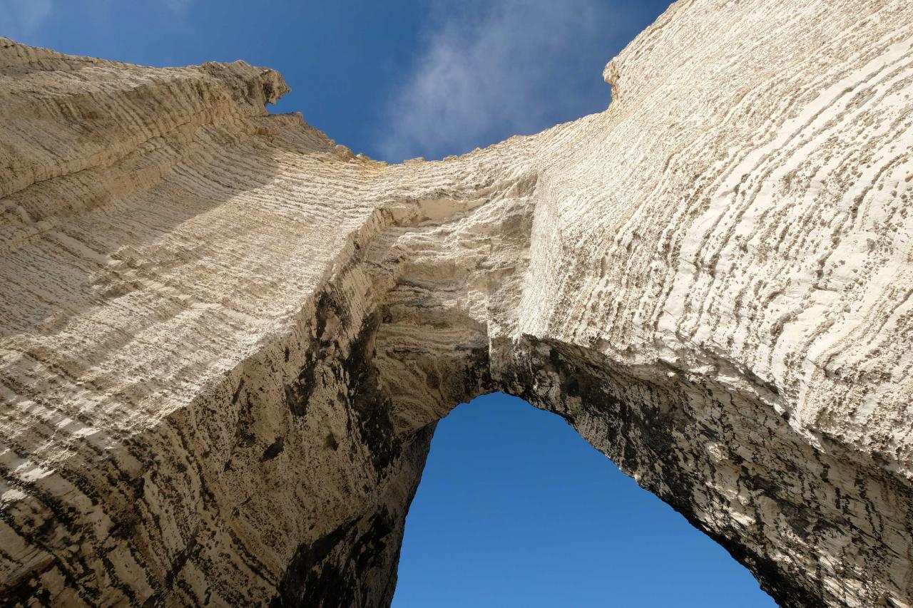 l'Arche de la Manneporte à marée basse 