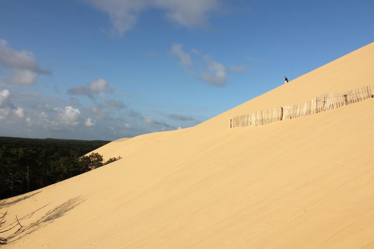 La Dune du Pilat (tôt le matin !) 7h40→ la plus grande d'Europe