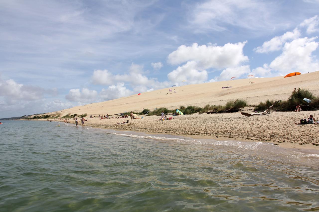 La dune du Pilat, vue du Banc d'Arguin