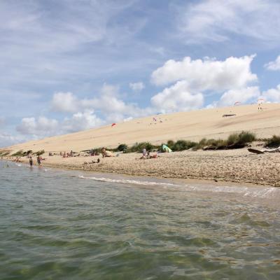 La dune du Pilat, vue du Banc d'Arguin