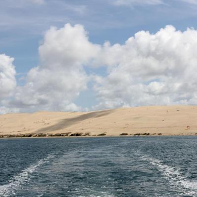 La dune du Pilat, vue du Banc d'Arguin