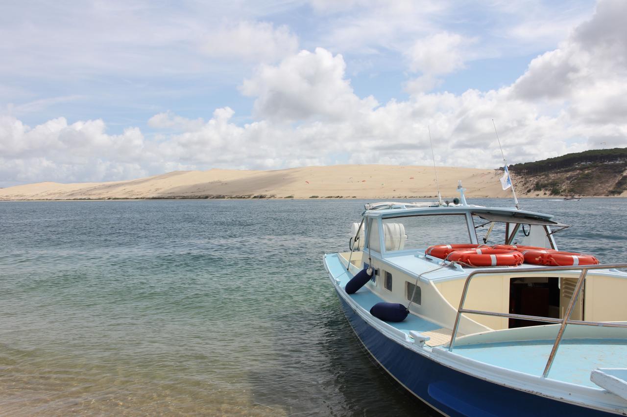 La dune du Pilat, vue du Banc d'Arguin