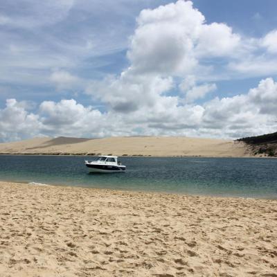 La dune du Pilat, vue du Banc d'Arguin