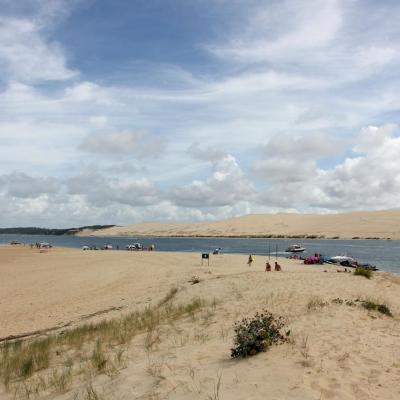 La dune du Pilat, vue du Banc d'Arguin