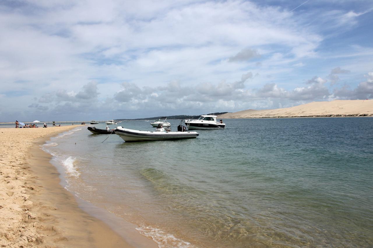 La dune du Pilat, vue du Banc d'Arguin