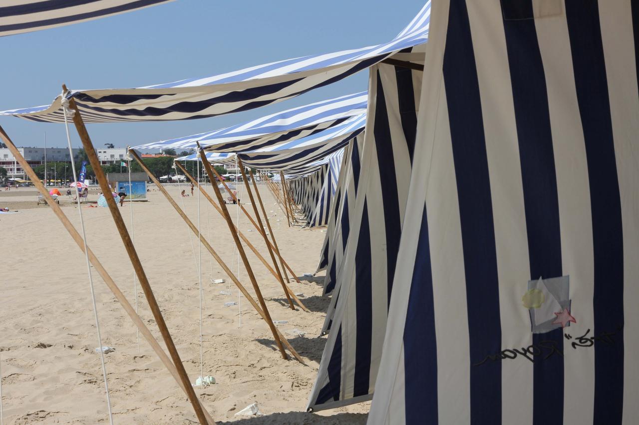 La grande plage de Royan à marée basse