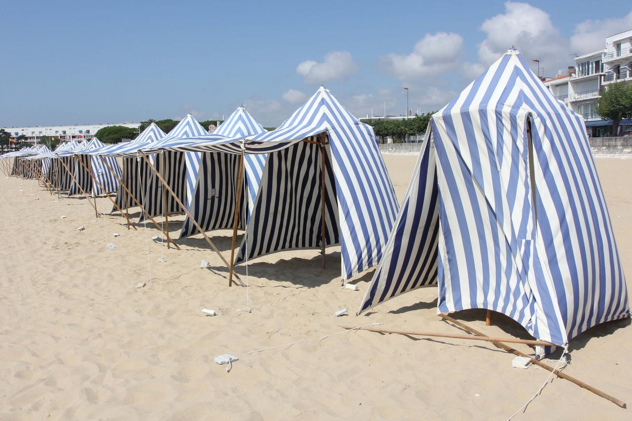 La grande plage de Royan à marée basse