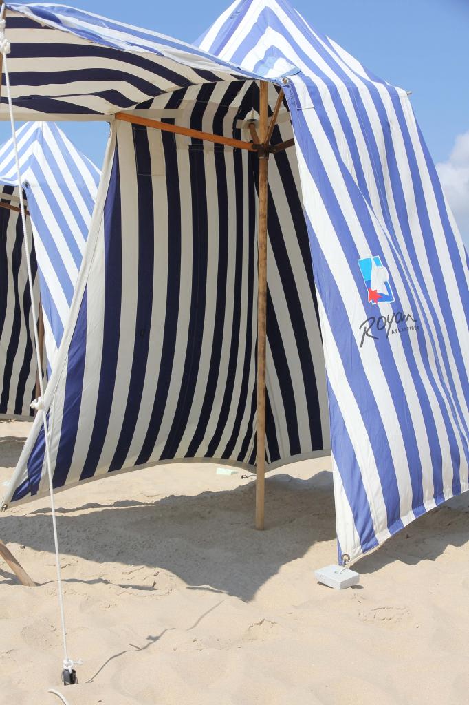 La grande plage de Royan à marée basse