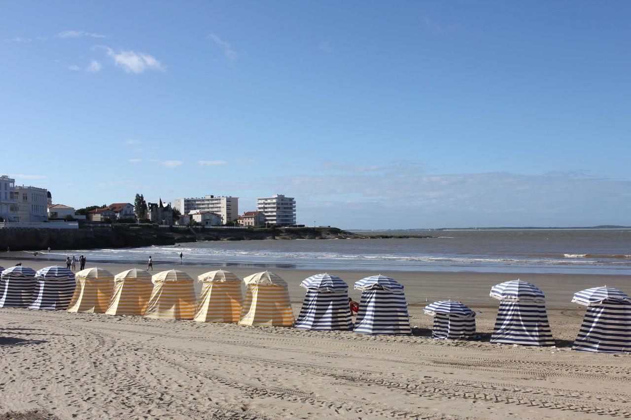 La plage de Pontaillac à Royan