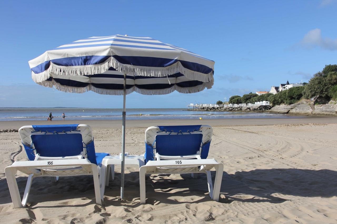 La plage de Pontaillac à Royan