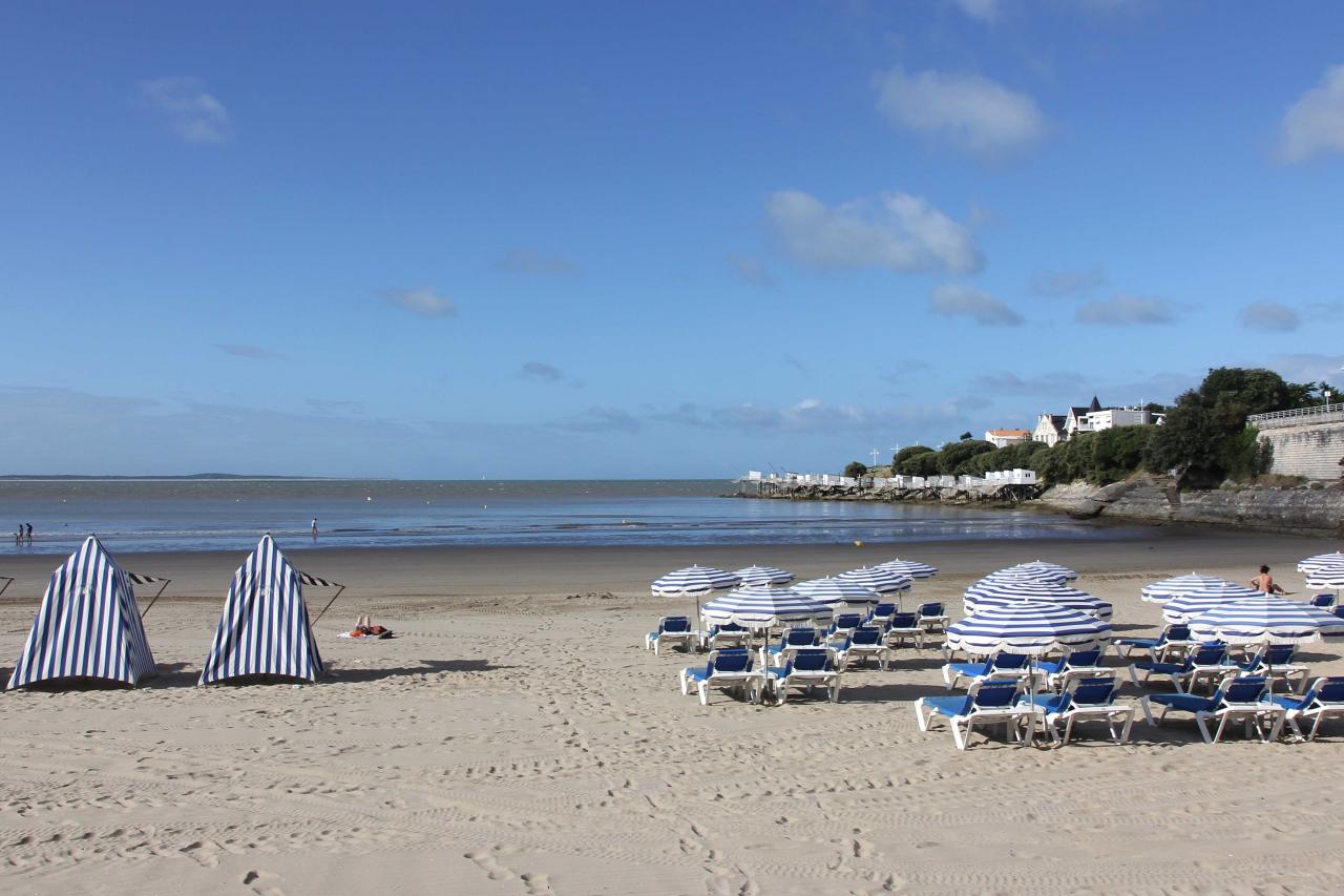 La plage de Pontaillac à Royan