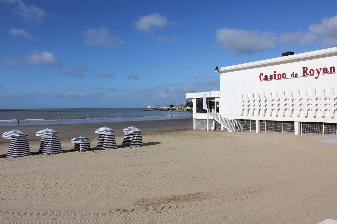 La plage de Pontaillac à Royan