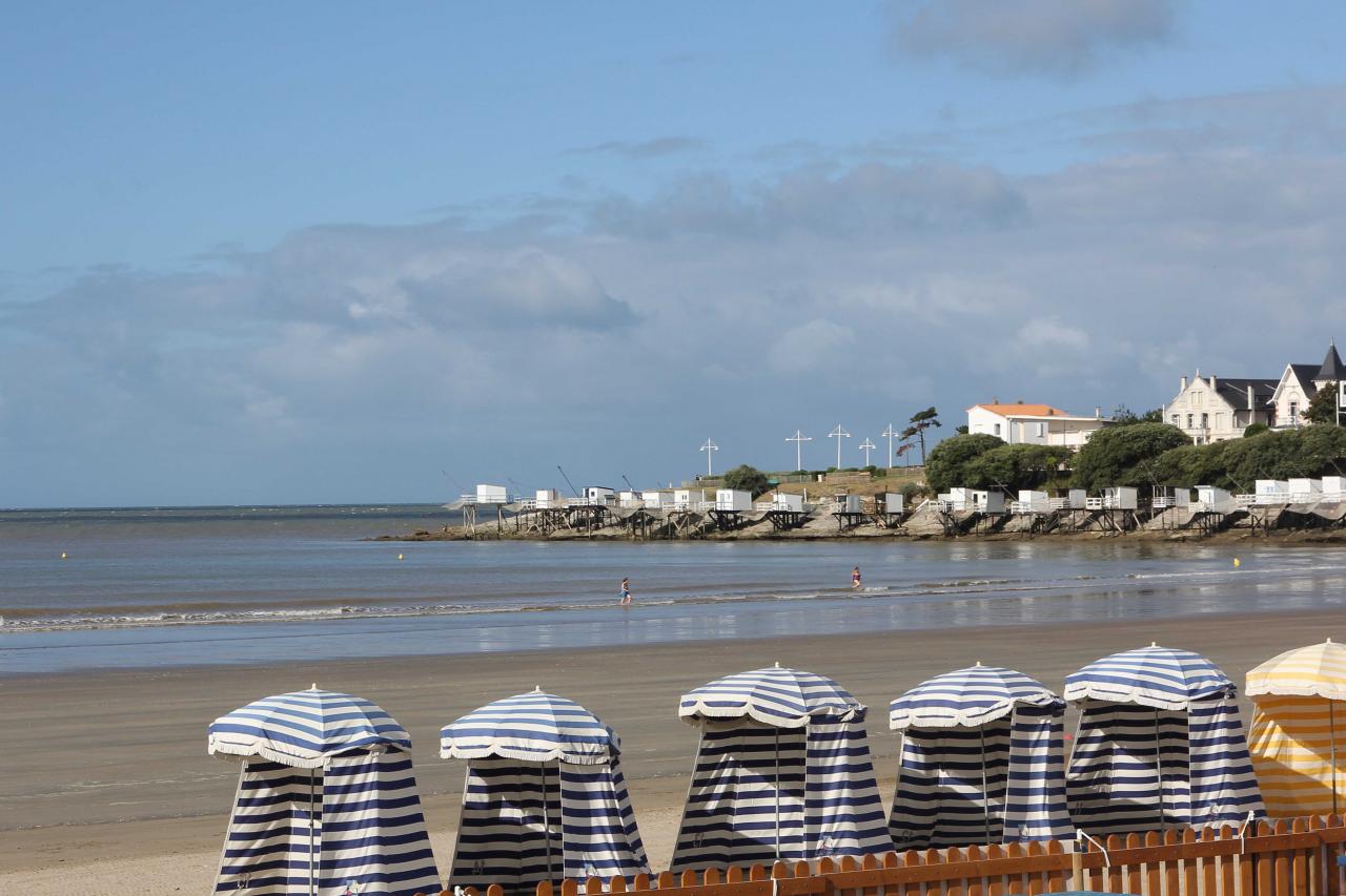 La plage de Pontaillac à Royan