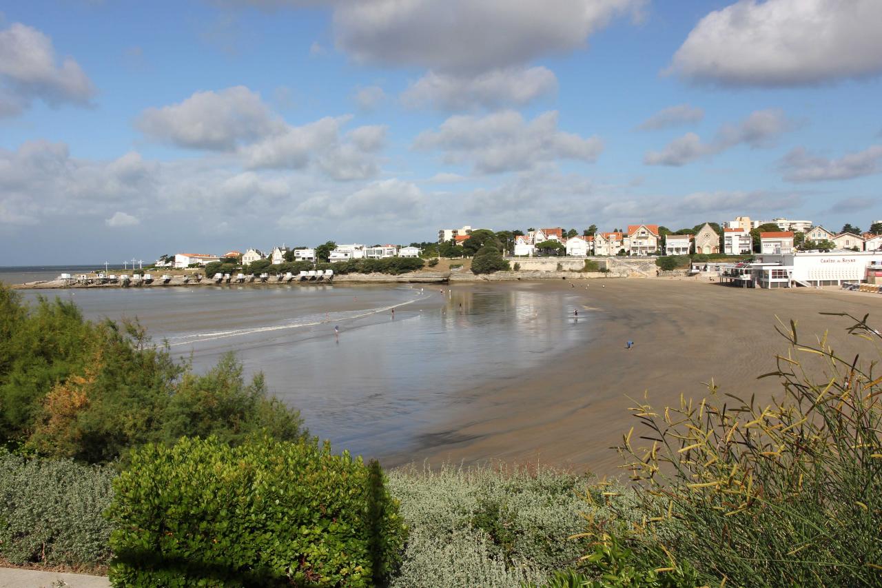 La plage de Pontaillac à Royan