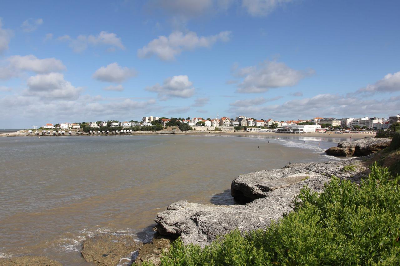 La plage de Pontaillac à Royan