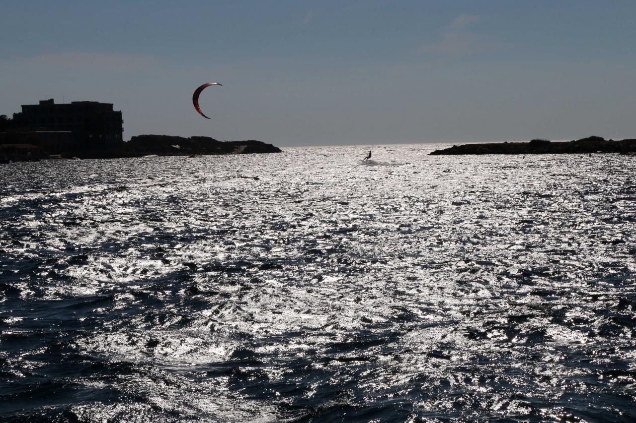 7 mns de bateau pour retourner à Bandol 