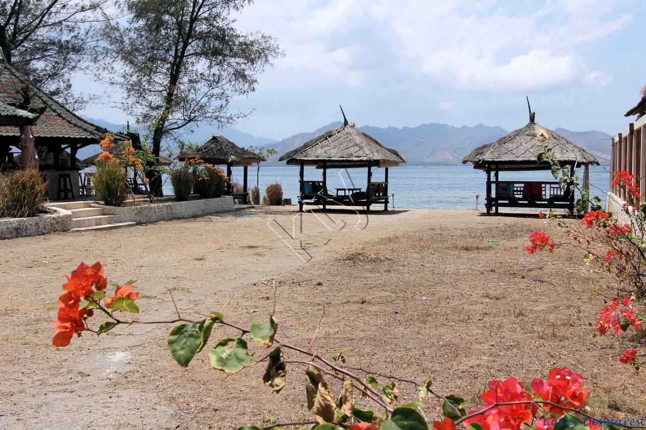 Gili Air, île très fleurie